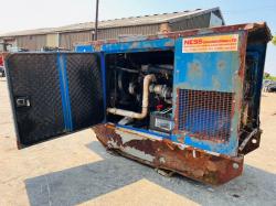 SUTTON EP20IST 23KVA GENERATOR C/W ISUZU BV-4LE1NYGV-02 ENGINE *VIDEO*