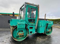 BOMAG BW164AD DOUBLE DRUM ROLLER*C/W TARMAC CUTTER*VIDEO*