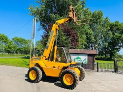 JCB 520 4WD TELEHANDLER C/W PALLET TINES *VIDEO*