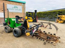 4WD ARTICULATED TRENCHER*C/W KUBOTA ENGINE*VIDEO*