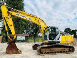 NEW HOLLAND E215 TRACKED EXCAVATOR C/W QUICK HITCH 
