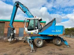 TEREX FUCHS MHL320 SCRAP HANDLER*C/W ROTATING SCRAP GRAB*VIDEO*