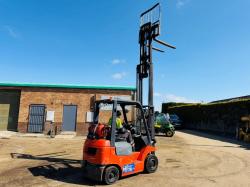 BT GT18 GAS CONTAINER SPEC FORKLIFT*C/W PALLET TINES*VIDEO*