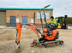 KUBOTA U10-3 MICRO DIGGER*C/W EXPANDING TRACKS*VIDEO*