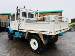 MERCEDES-BENZ AG UNIMOG U140L 4X4*C/W DROPSIDE*VIDEO*