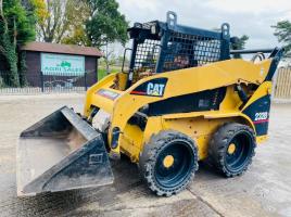 CATERPILLAR 232B HIGH LIFT SKIDSTEER * ONLY 3119 HOURS * C/W SOLID TYRES 