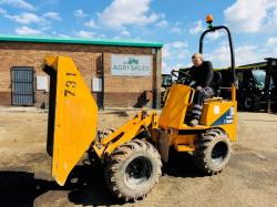 THWAITES 1 TONNE HIGH TIP DUMPER*YEAR 2019*ONLY 1504 HOURS*VIDEO*
