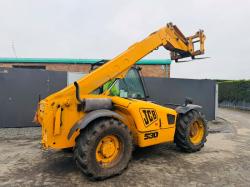 JCB 530-70 4WD TURBO TELEHANDLER*JOYSTICK CONTROLS*VIDEO*