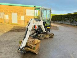 BOBCAT E17 EXCAVATOR*759 HOURS*YEAR 2022*C/W BUCKETS*VIDEO*