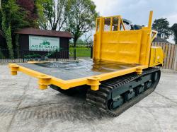 YANMAR C50R-2 TRACKED DUMPER C/W FLATE BED BODY , FORWARDS AND REVERSE DRIVE *SEE VIDEO*