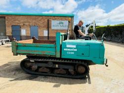 KOMATSU CD30-1 TRACKED DUMPER*C/W RUBBER TRACKS*VIDEO*