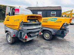 ATLAS COPCO TOWABLE AIR COMPRESSOR *CHOICE OF 2*VIDEO*