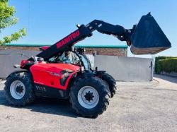 MANITOU MLT635-130 TURBO PS TELEHANDLER JOYSTICK CONTROLS*C/W BUCKET*VIDEO*