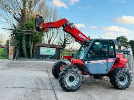 MANITOU MLT628T 4WD TELEHANDLER * AG-SPEC * C/W PICK UP HITCH 