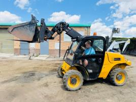 JCB 520-40 LOADALL *C/W BUCKET AND TINES*VIDEO*