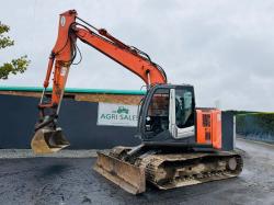 HITACHI ZX135US-3 TRACKED EXCAVATOR*ENGINE TAPPING*C/W BUCKET*VIDEO*