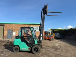 MITSUBISHI FD30NT FORKLIFT*C/W PALLET TINES*YEAR 2015*VIDEO*