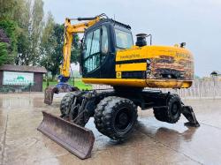 JCB JS130W 4WD WHEELED EXCAVATOR *YEAR 2009* C/W ROTATING SELECTOR GRAB *VIDEO*