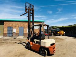 NISSAN FJ02A25U FORKLIFT*C/W PALLET TINES*VIDEO*
