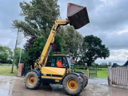 CATERPILLAR TH62 4WD TELEHANDLER *AG-SPEC* C/W BUCKET & TINES *VIDEO*