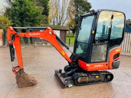 KUBOTA KX016-4 EXCAVATOR *YEAR 2013* C/W EXPANDING TRACKS *VIDEO*