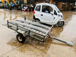 YINJIAN BATTERY POWERED TRICYCLE *YEAR 2021, ROAD REGISTERED* C/W TRAILER *VIDEO*