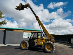 CAT TH330B TURBO TELEHANDLER*C/W EURO ADAPTION PLATE*VIDEO*