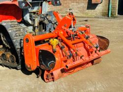 KUBOTA KB18 HALF TRACK COMPACT TRACTOR*C/W ROTOVATOR*VIDEO*