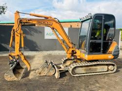 CASE 50 EXCAVATOR*C/W HYDRAULIC THUMB*VIDEO*