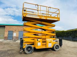 HAULOTTE H18SX 4WD SCISSOR LIFT*2546 HOURS*YEAR 2016*VIDEO*