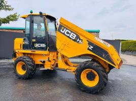 JCB 7FT 7 TONNE STRAIGHT TIP DUMPER* READING 1286 HOURS*YEAR 2018*VIDEO*