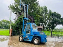 CATERPILLAR V140 DIESEL FORKLIFT C/W 2 STAGE MAST *VIDEO*