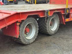 HERBST 19 TONNE TWIN AXLE TRAILER*C/W BONFIGLIOLI P10200 CRANE*VIDEO*