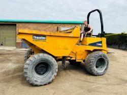THWAITES 7 TONNE STRAIGHT TIP DUMPER*C/W PERKINS ENGINE*VIDEO*
