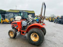 KIOTI CK27 4WD TRACTOR*C/W TURF TYRES*SPARES AND REPAIRS*VIDEO*