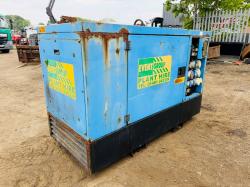 STEPHILL 25KVA STATIONARY GENERATOR*C/W KUBOTA ENGINE*YEAR 2012*VIDEO*