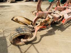 GREGOIRE BESSON 4 FURROW REVERSABLE PLOUGH*VIDEO*