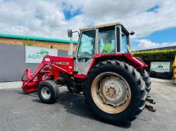 MASSEY FERGUSON 698*C/W FRONT LOADER AND MUCKFORK*VIDEO*