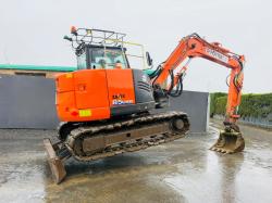 HITACHI ZX85USB-5A TRACKED EXCAVATOR*YEAR 2017*VIDEO*