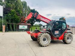 MANITOU MLT1030 4WD TELEHANDLER *10 METER, 4834 HOURS* C/W PALLET TINES*VIDEO* 