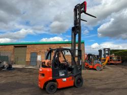 TCM U1D2A20LH FORKLIFT*C/W FORK POSITIONER*YEAR 2021*VIDEO*