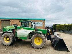 JOHN DEERE 3400 TELEHANDLER*C/W BUCKET*VIDEO*