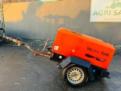 INGERSOL RAND AIR COMPRESSOR*C/W 3 CYLINDER KUBOTA ENGINE*VIDEO*