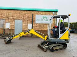 WACKER NEUSON ET16 EXCAVATOR*YEAR 2019*1162 HOURS*VIDEO*