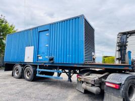TWIN AXLE CONTAINERISED FG WILSON GENERATOR PERKINS V12 ENGINE 760KVA*VIDS*
