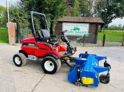 SHIBAURA CM364 RIDE MOWER *1623 HOURS* C/W ROLE BAR *VIDEO*