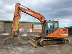 DOOSAN DX140LC EXCAVATOR*YEAR 2012*C/W GRAPPLE*VIDEO*