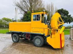 SNOW BLOWER 4X4 C/W DETROIT TURBO ENGINE *VIDEO*