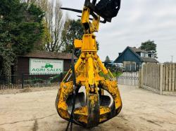 STRUTT 5 TINE ROTATING SCRAP GRAB *YEAR 2022* TO SUIT 30 TONNE EXCAVATOR *VIDEO*