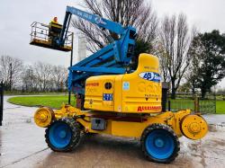 GENIE Z-60/34 4WD RAIL ROAD BOOM LIFT *20.3 METERS, YEAR 2013, 3912 HOURS* VIDEO*